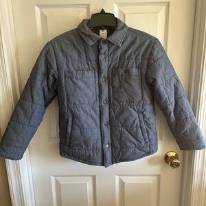 Free Assembly Girls Cozy Blue Puffer Jacket size L (10/12)